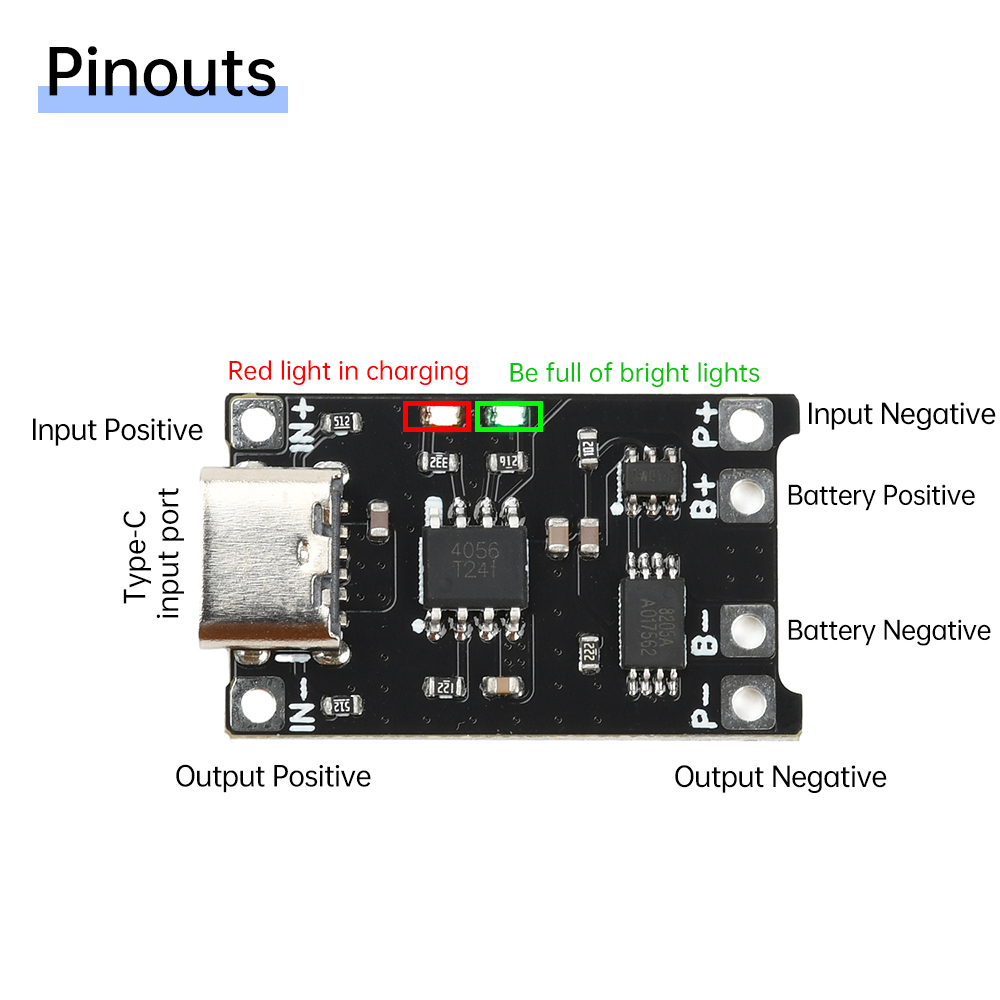 5pcs Type C DC 4-8V TP4056 Li- - Li Ion Charger Module review and price