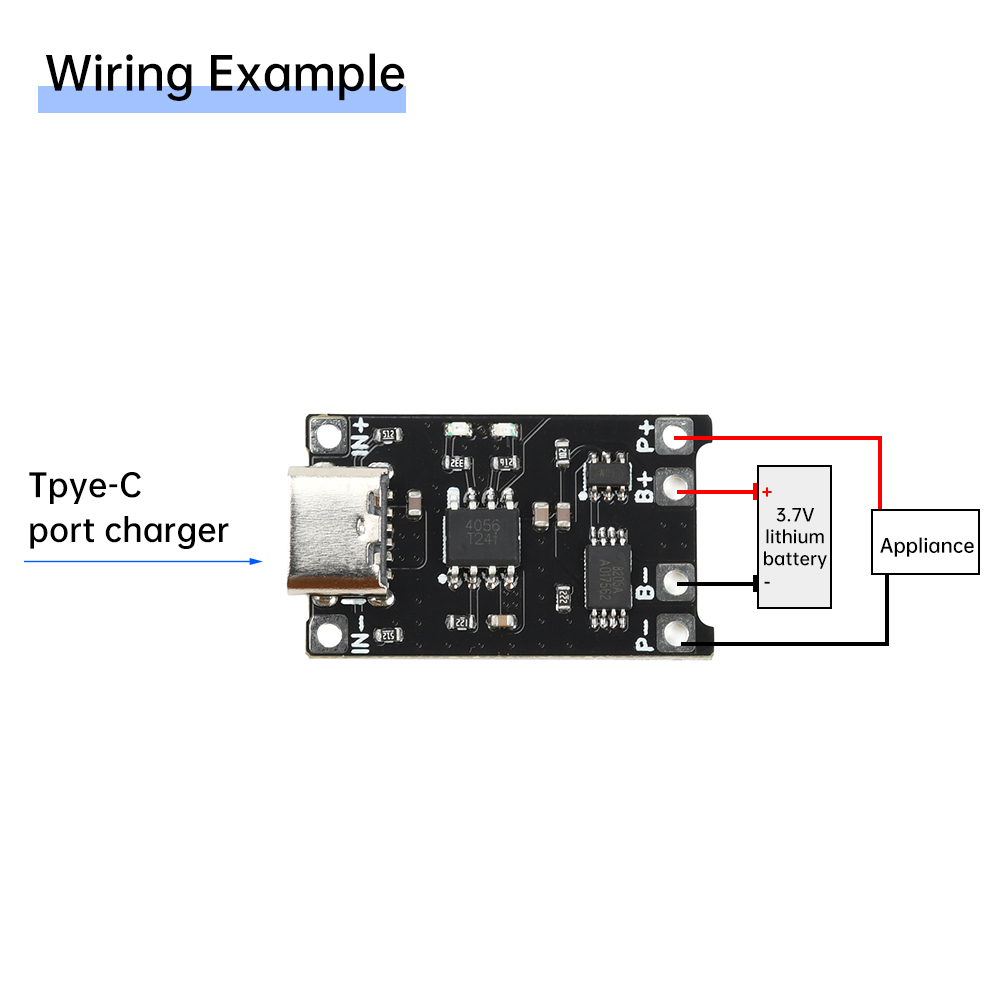 5pcs Type C DC 4-8V TP4056 Li- - Li Ion Charger Module review and price