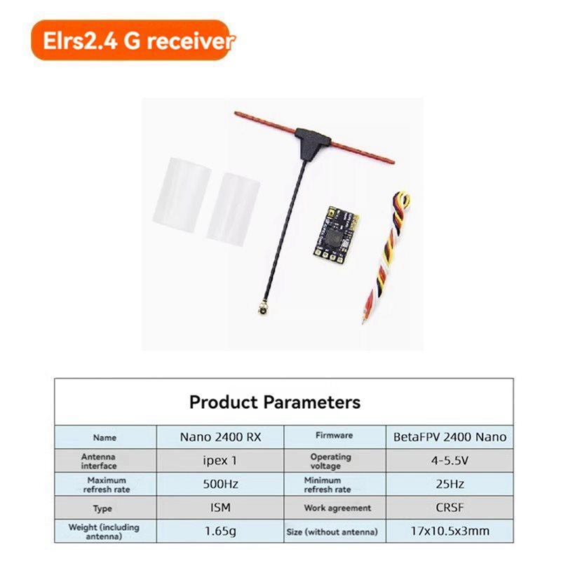 ABXE-5X ELRS Receiver 2.4Ghz N - Antenna 2.4Ghz review and price