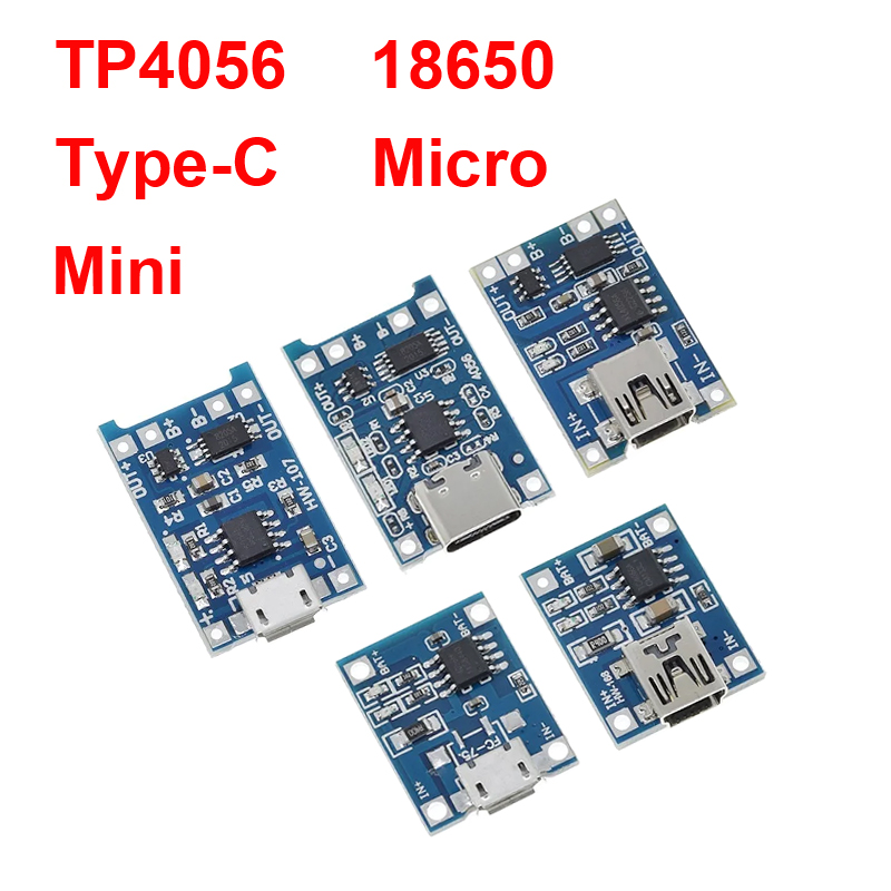 1/5PCS 5V 1A Micro/Type-c/Mini - Tp4056 Module review and price
