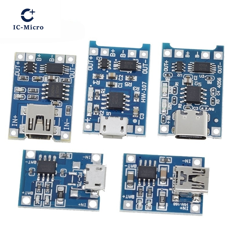 1/5PCS 5V 1A Micro/Type-c/Mini - Tp4056 Module review and price