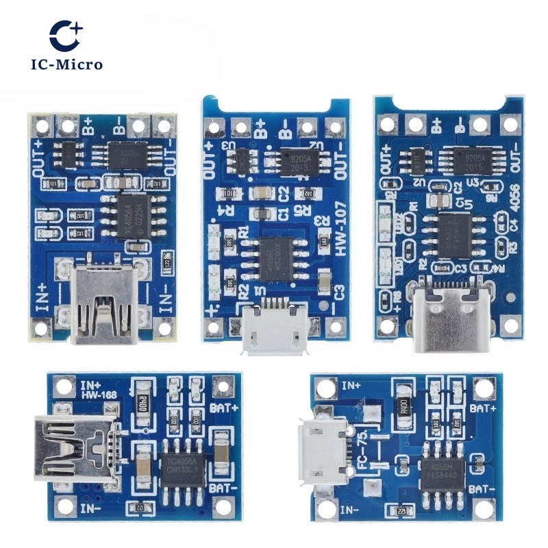 1/5PCS 5V 1A Micro/Type-c/Mini - Tp4056 Module review and price
