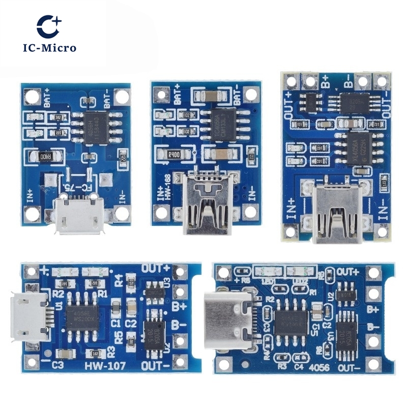 1/5PCS 5V 1A Micro/Type-c/Mini - Tp4056 Module review and price