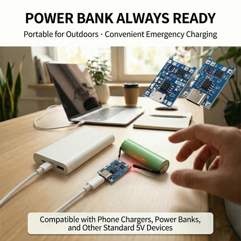 5V 3A Micro/Type-c/Mini 18650  - Li Ion Charger Module review and price
