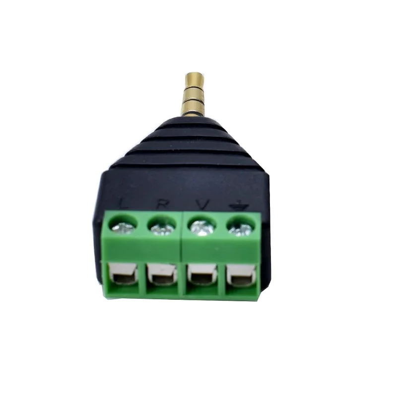 5/20/100PCS  3.5mm Stereo 4 Po - Screw Terminal Block review and price