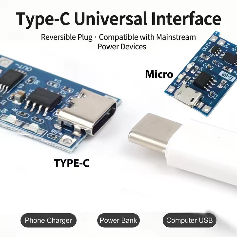 USB Type-C TP4056 Charging Mod - Micro Usb Cable review and price