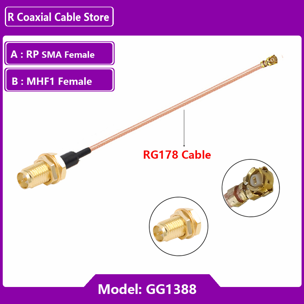 1PC UFL u.FL MHF Female to SMA - Ipex Connector review and price